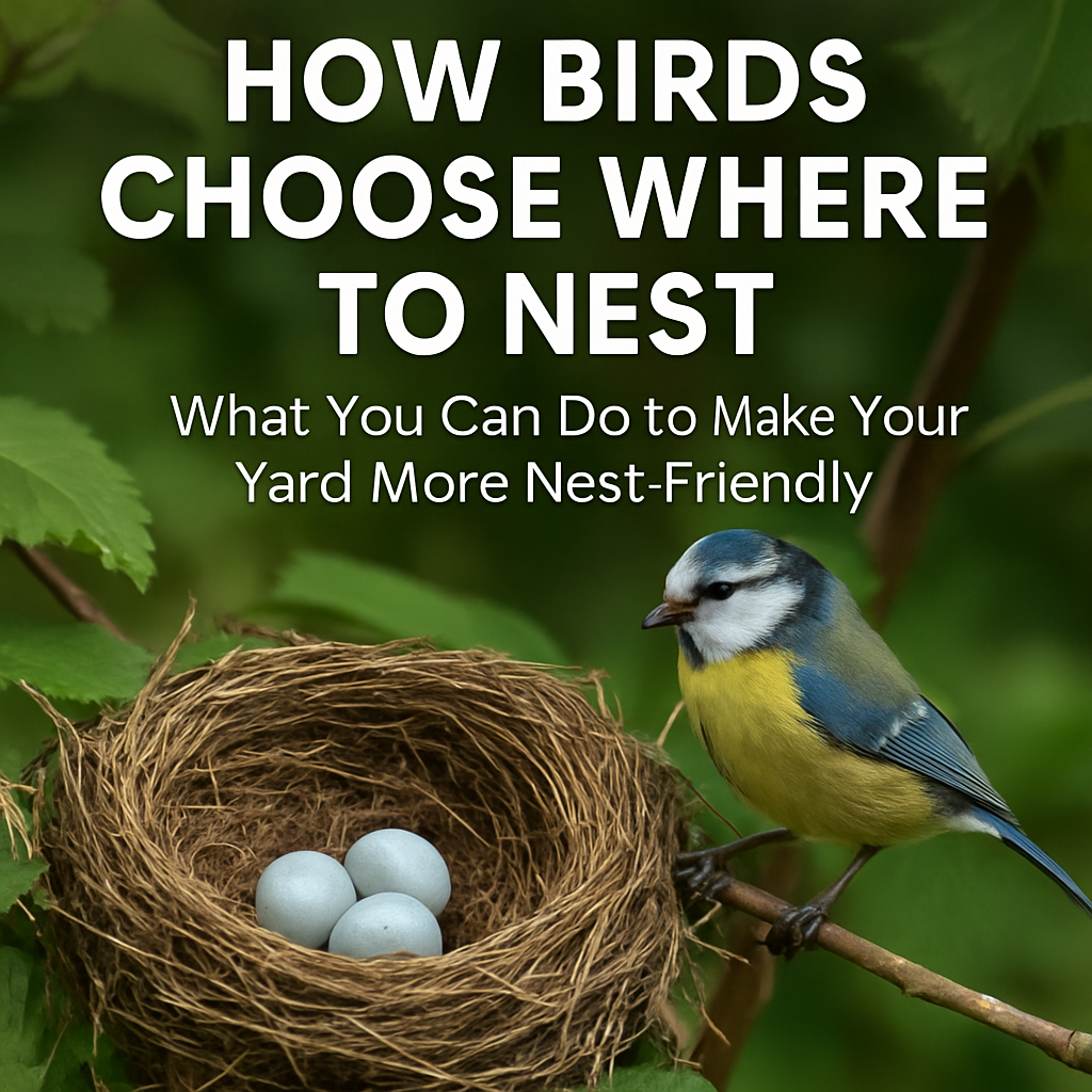 How Birds Choose Where to Nest: What You Can Do to Make Your Yard More Nest-Friendly