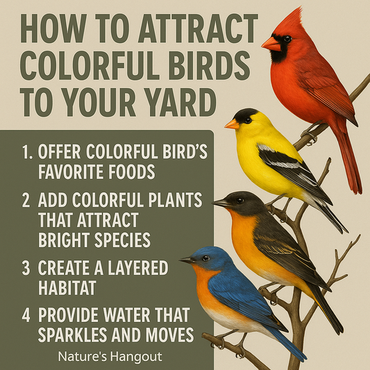 How to Attract Colorful Birds to Your Yard: Simple Ways to Invite More Vibrant Species