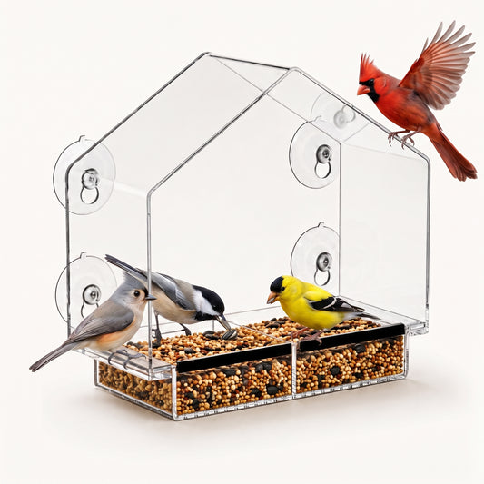 House Window Bird Feeder