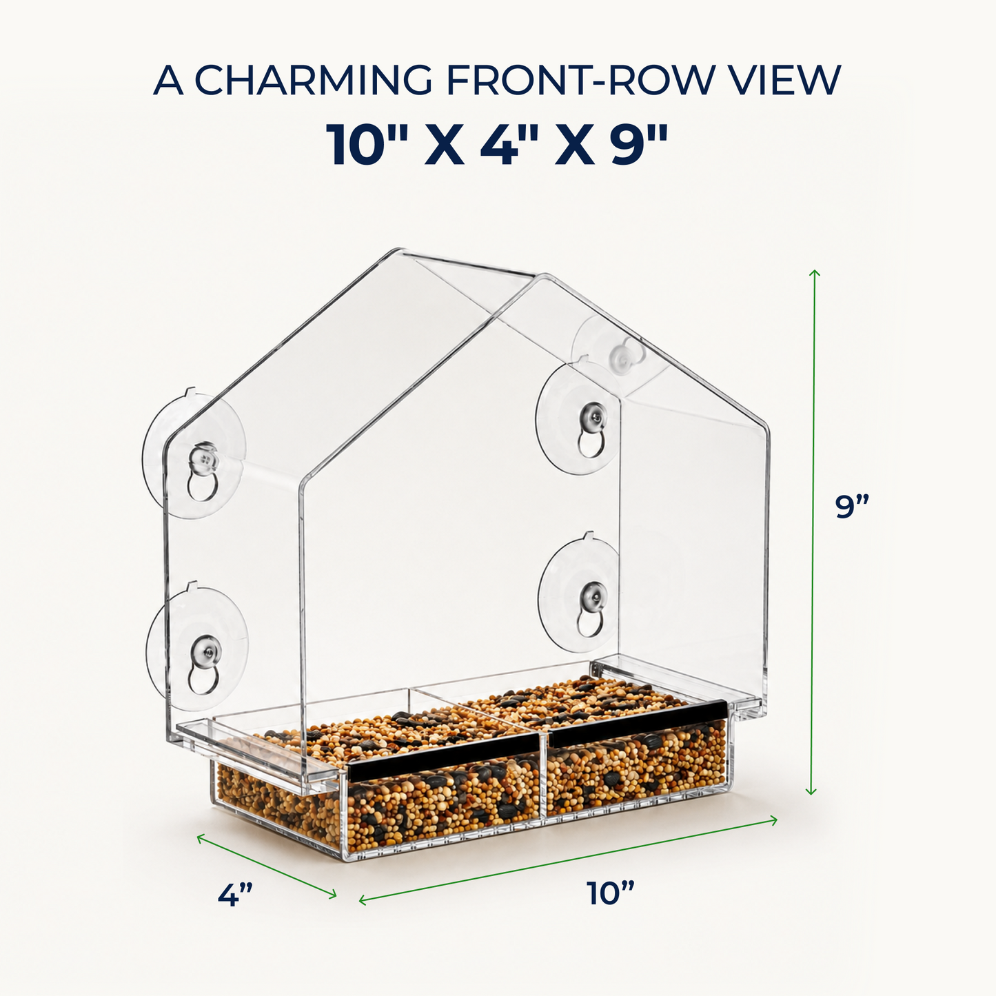 House Window Bird Feeder