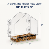 House Window Bird Feeder