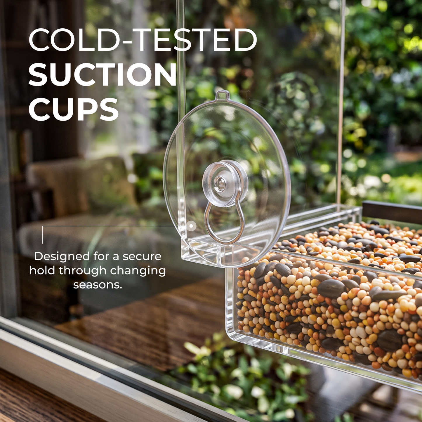 House Window Bird Feeder