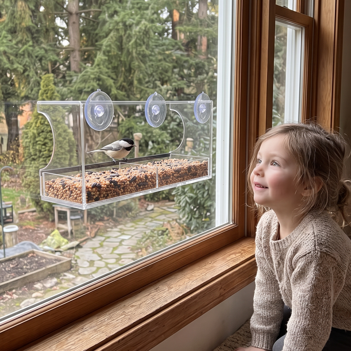 Ranch Window Bird Feeder