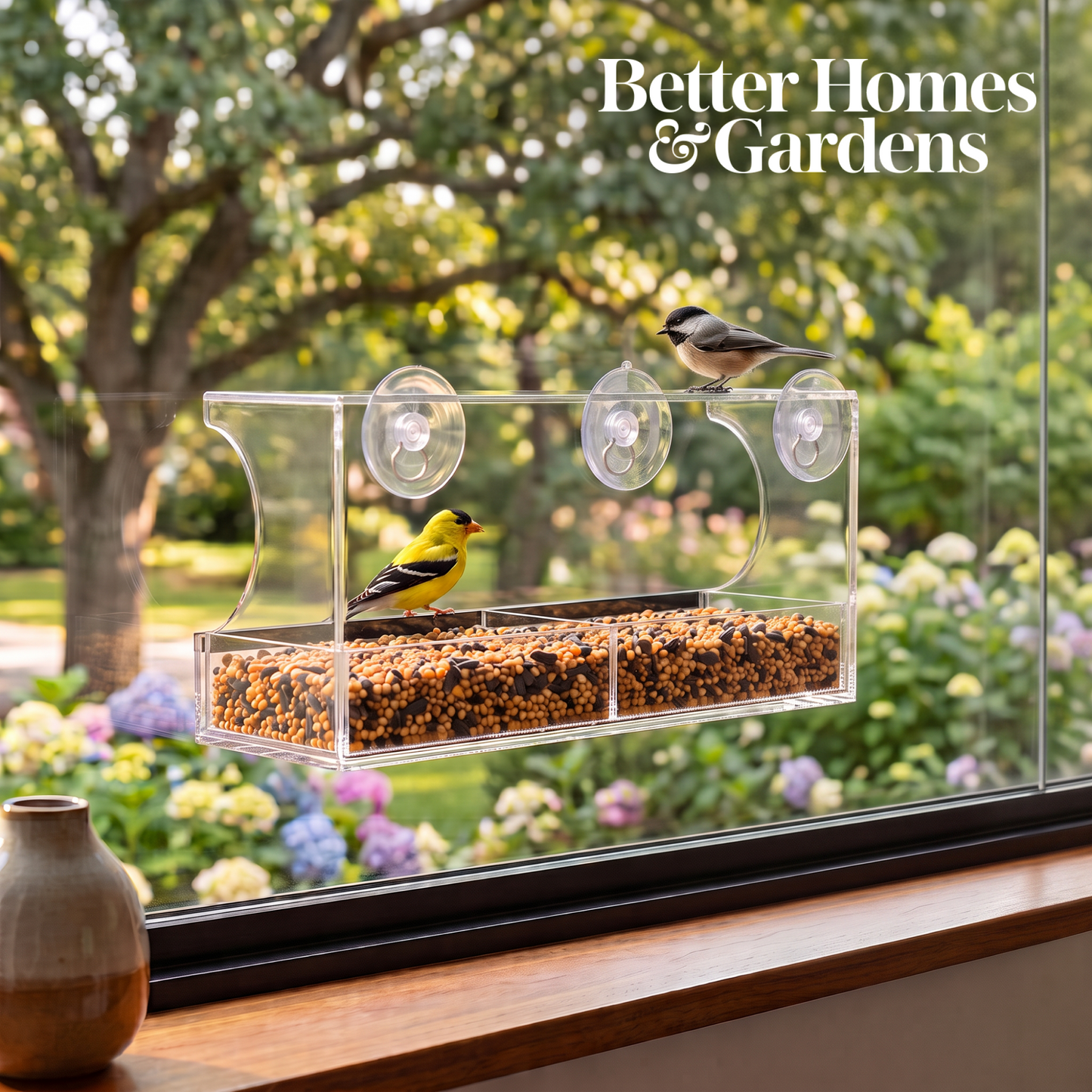 Ranch Window Bird Feeder