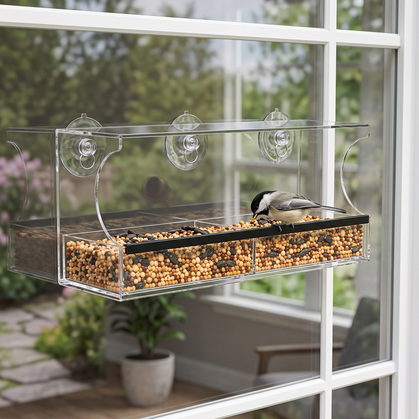 Ranch Window Bird Feeder