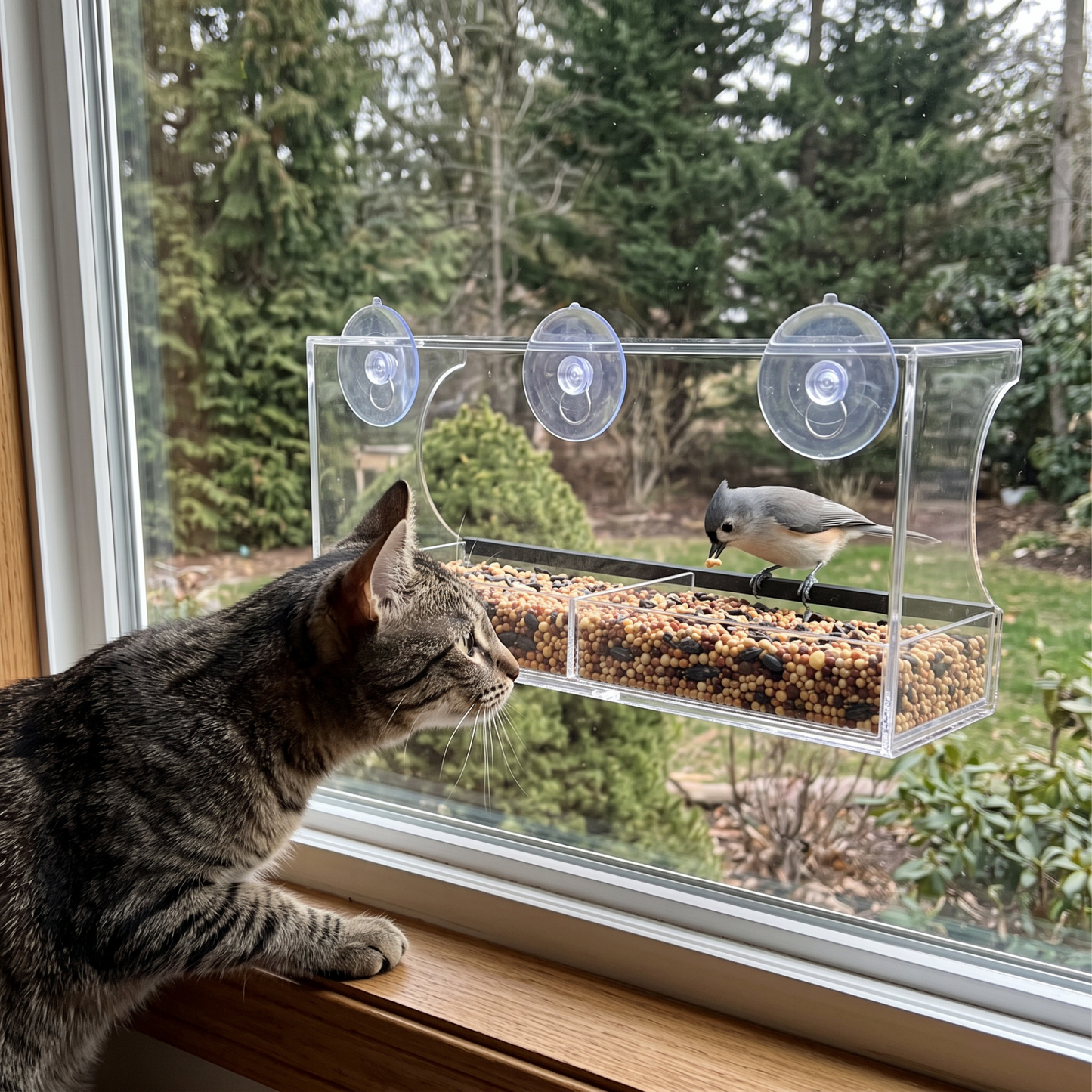 Ranch Window Bird Feeder