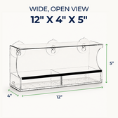 Ranch Window Bird Feeder + Bird Guide