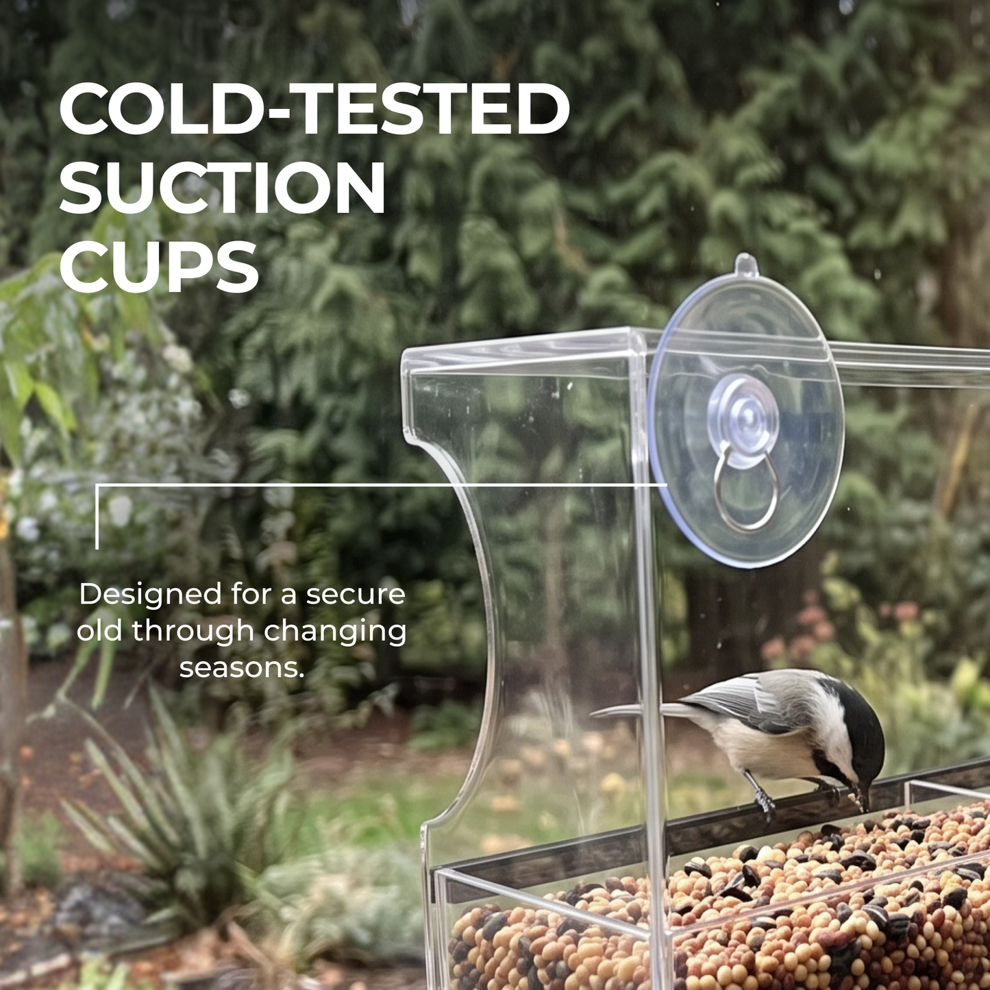 Ranch Window Bird Feeder