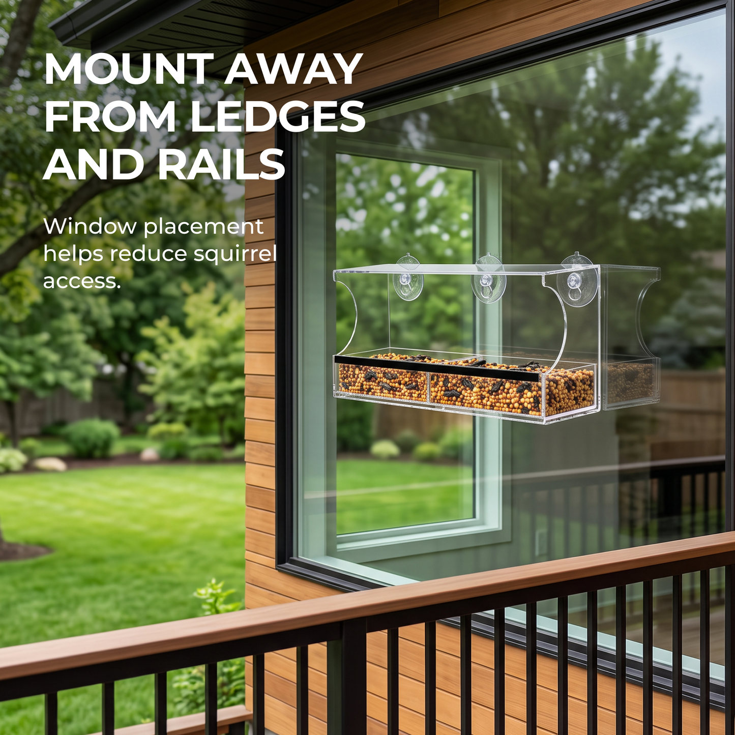 Ranch Window Bird Feeder