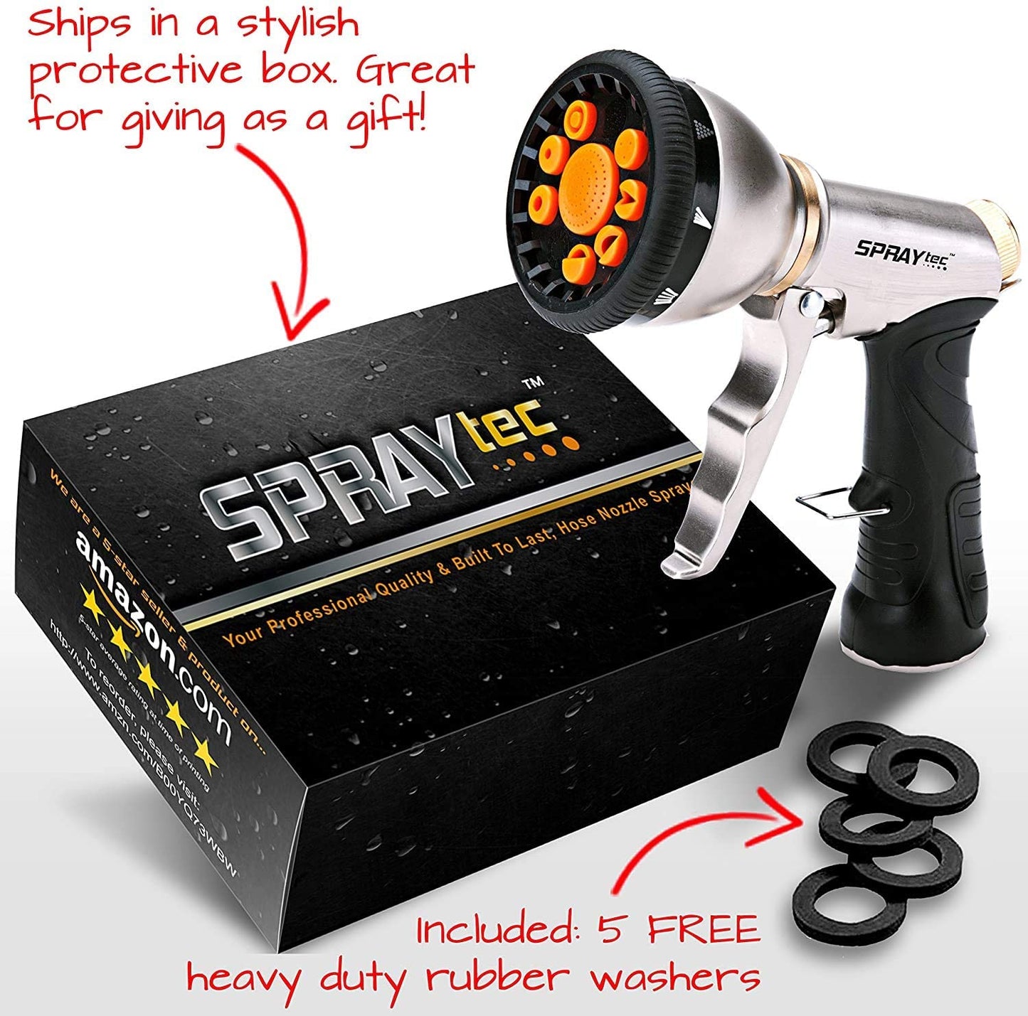 SprayTec Garden Hose Nozzle Sprayer